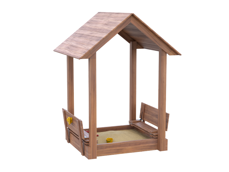 Детская площадка Песочница с крышкой - сидениями и крышей. Трансформер