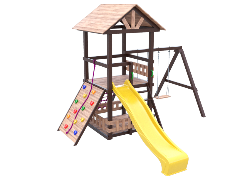 Детская площадка  SMALL 5 с дополнительным игровым местом
