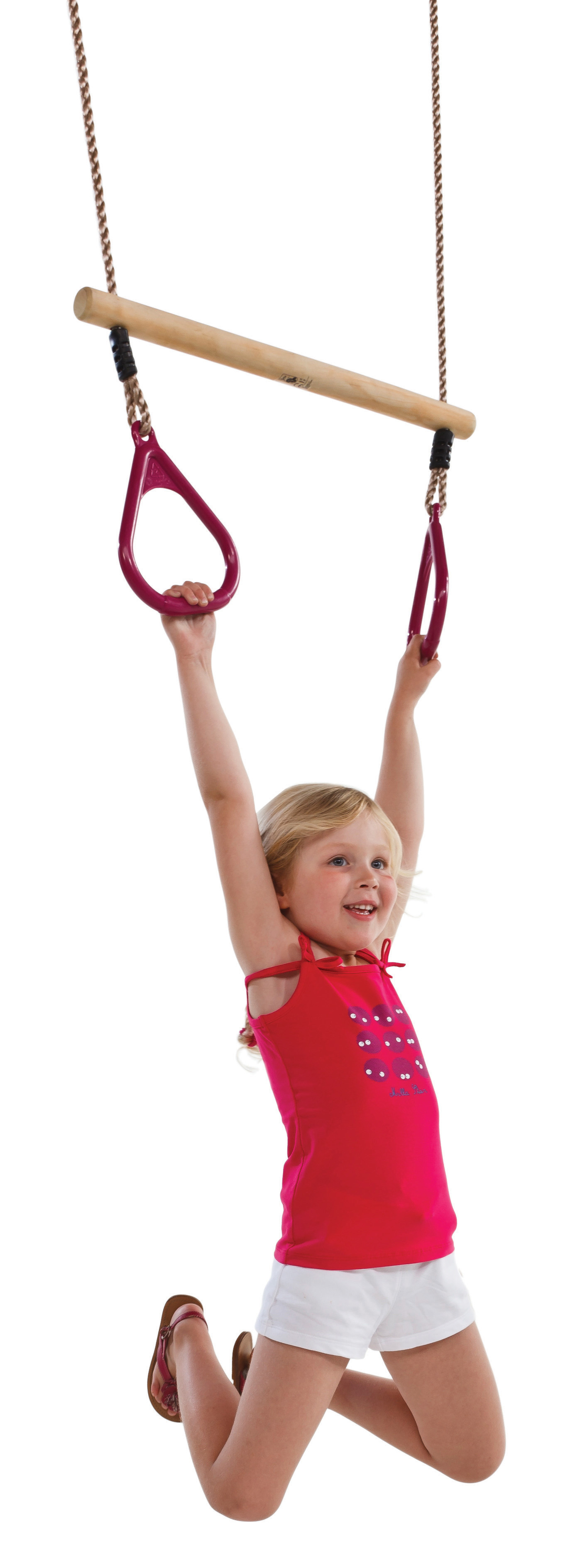 Детская площадка Трапеция с гимнастическими кольцами